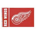 Fremont Die Inc Fremont Die 84216B 3 ft. X 5 ft. Detroit Red Wings Flag with Grommetts 84216B